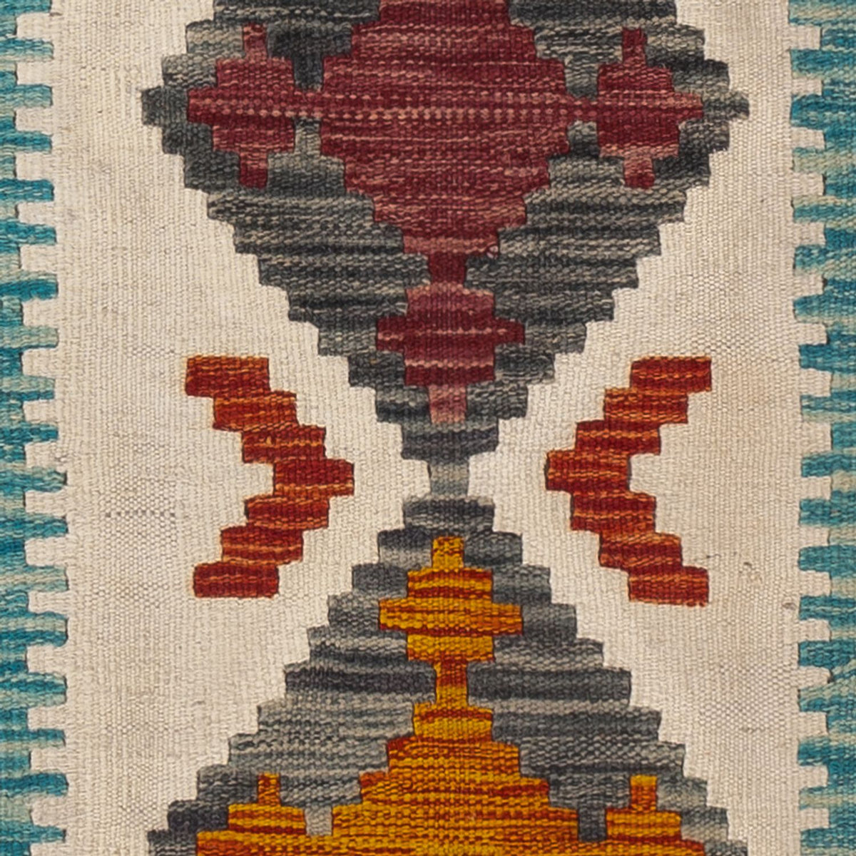 Tapis Kelim - Splash - 130 x 86 cm - multicolore