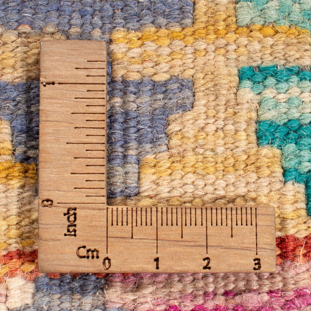 Tapis Kelim - Splash - 204 x 148 cm - multicolore