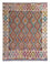 Tapis Kelim - Splash - 198 x 150 cm - multicolore