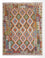 Tapis Kelim - Splash - 201 x 153 cm - multicolore