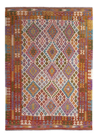 Tapis Kelim - Splash - 236 x 170 cm - multicolore
