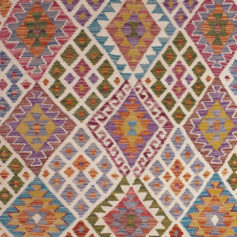 Tapis Kelim - Splash - 236 x 170 cm - multicolore