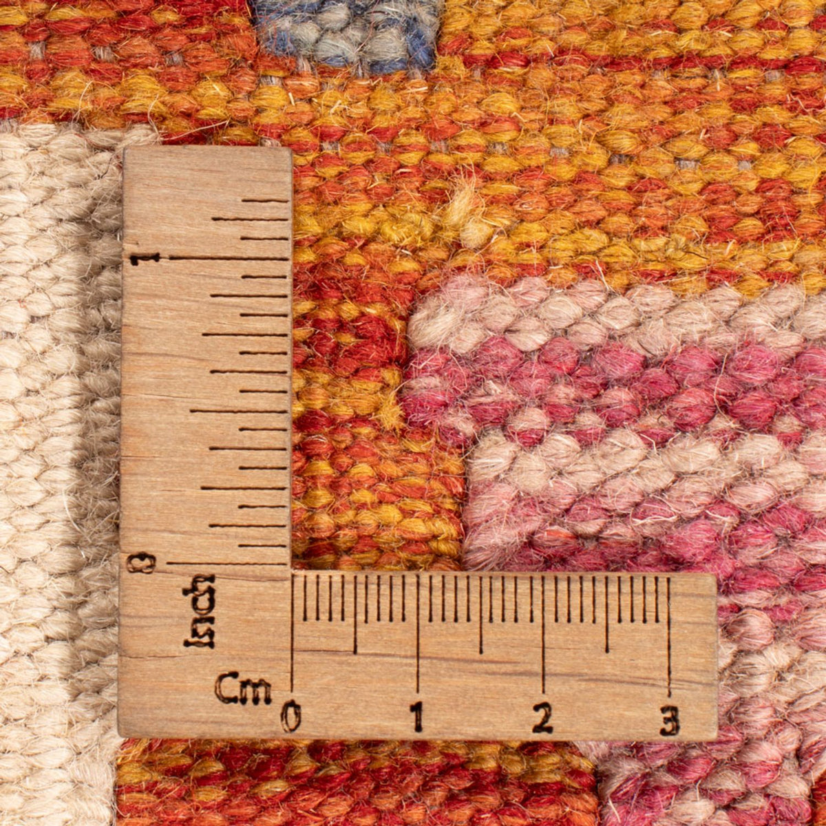 Tapis Kelim - Splash - 247 x 195 cm - multicolore