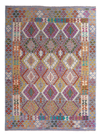 Tapis Kelim - Splash - 250 x 191 cm - multicolore