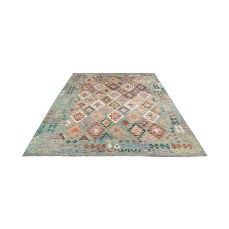 Tapis Kelim - Splash - 297 x 204 cm - multicolore