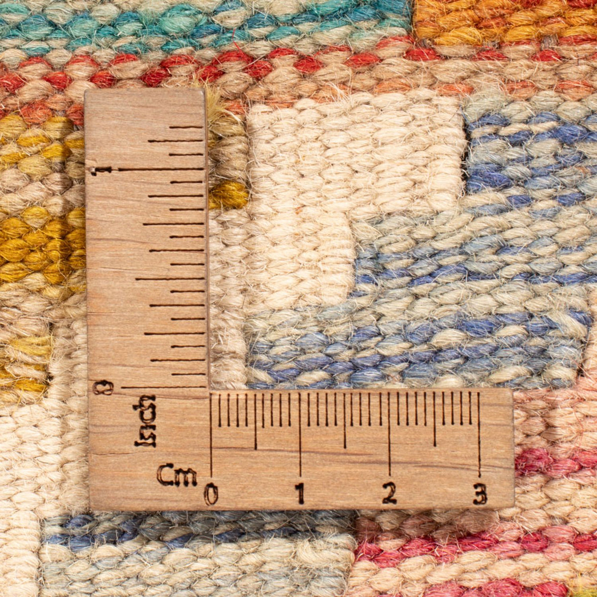 Tapis de couloir Tapis Kelim - Splash - 195 x 95 cm - multicolore