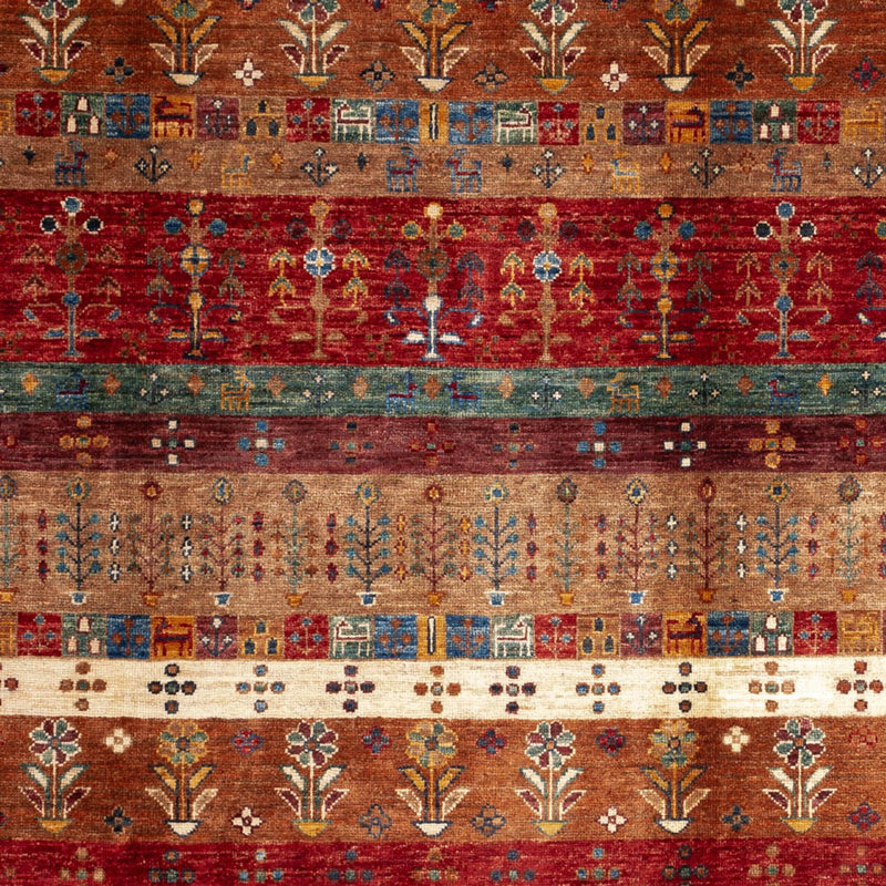 Tapis Gabbeh - Loribaft Persan - 250 x 173 cm - multicolore
