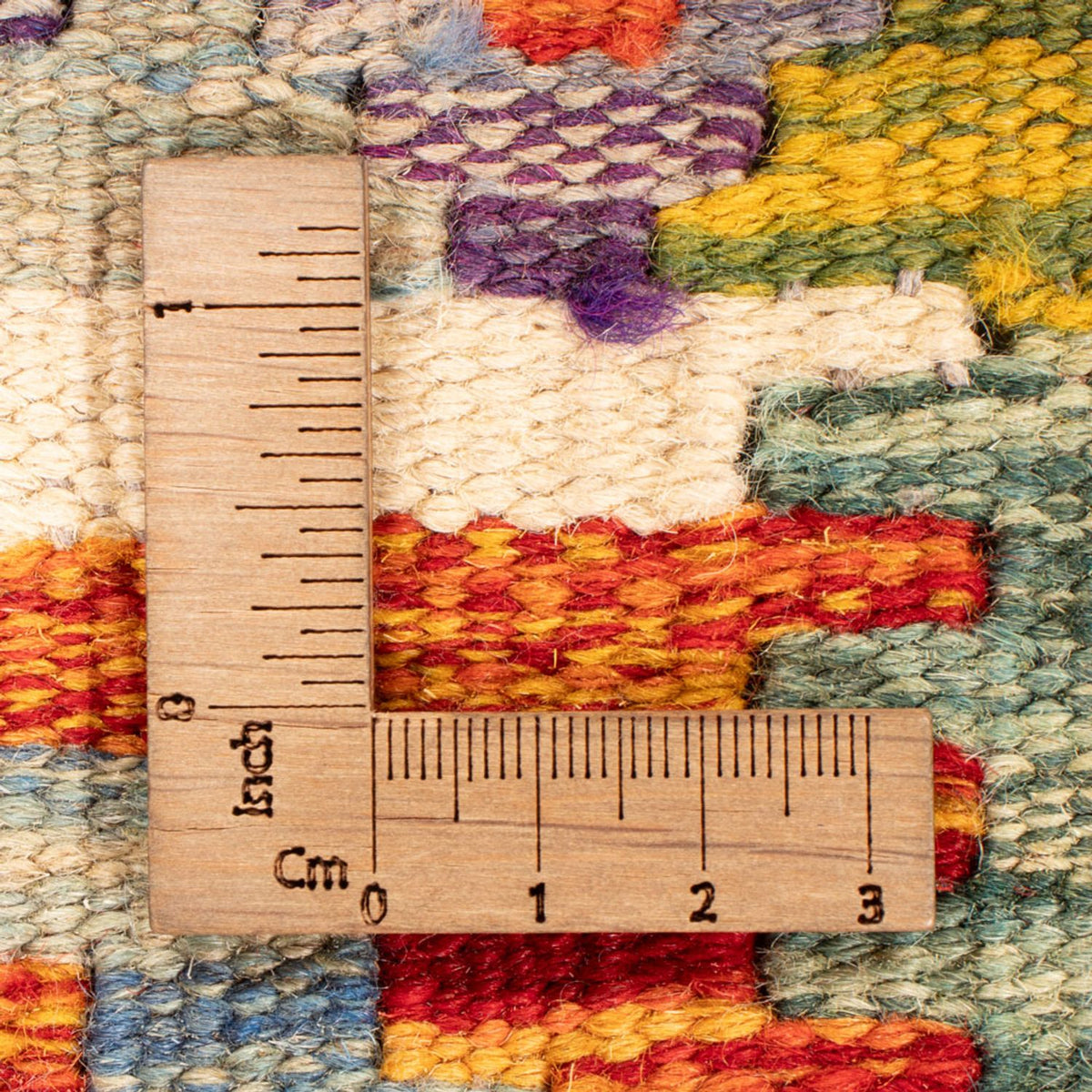 Tapis Kelim - Splash - 238 x 178 cm - multicolore