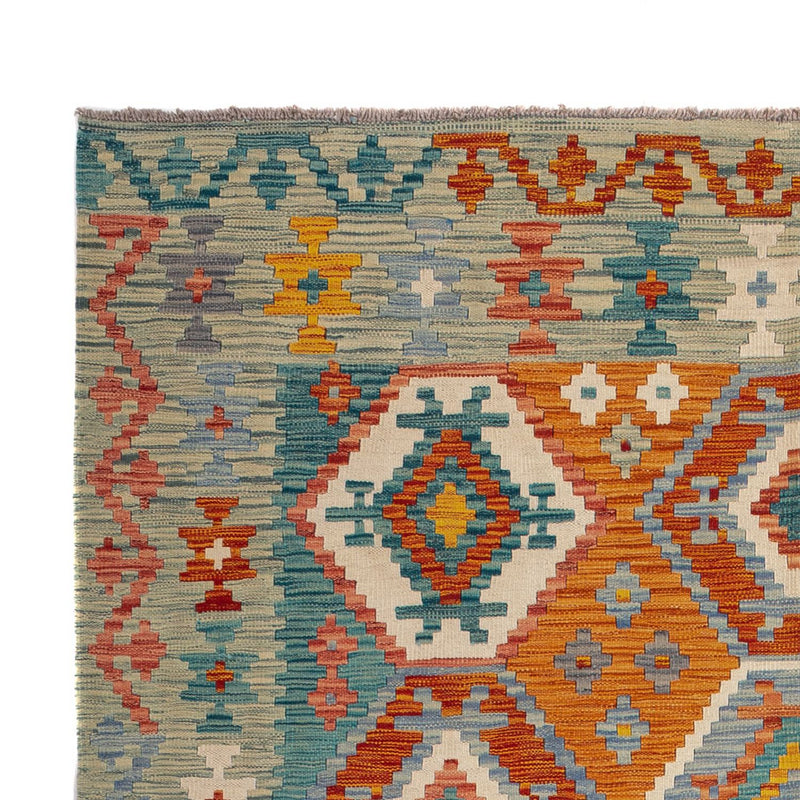 Tapis Kelim - Splash - 248 x 178 cm - multicolore