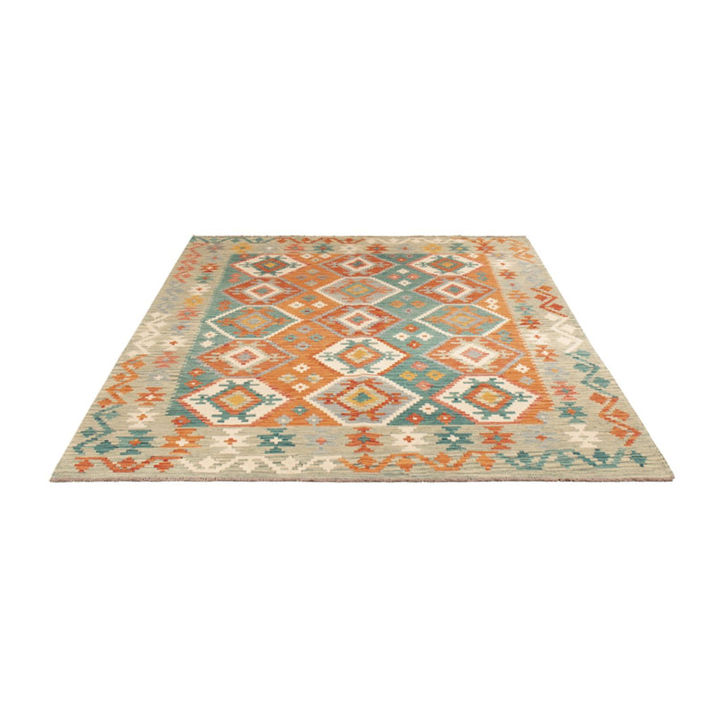 Tapis Kelim - Splash - 248 x 178 cm - multicolore