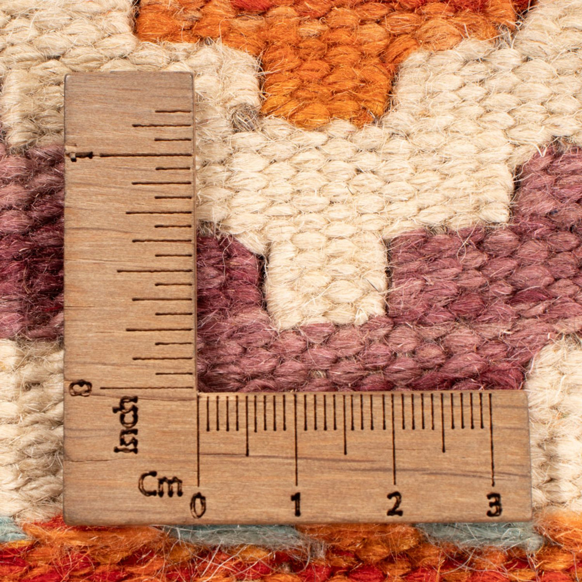 Tapis Kelim - Splash - 197 x 154 cm - multicolore