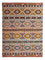 Tapis Kelim - Splash - 198 x 152 cm - multicolore