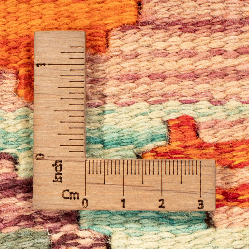 Tapis de couloir Tapis Kelim - Splash - 233 x 87 cm - multicolore