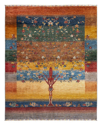 Tapis Gabbeh - Loribaft Persan - 193 x 158 cm - multicolore