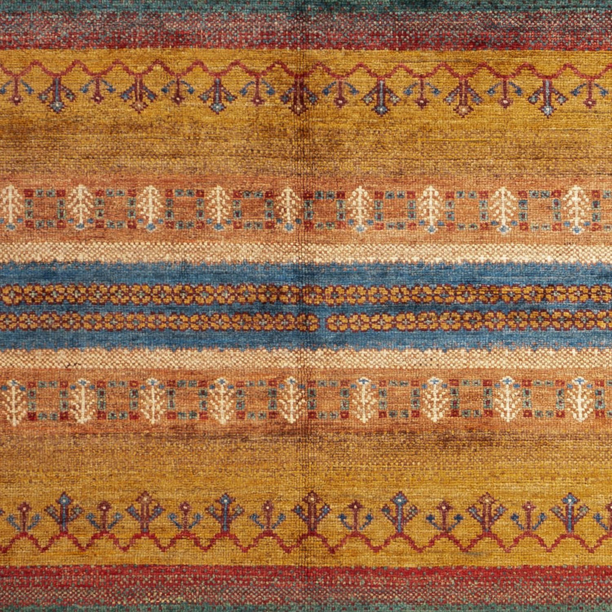 Tapis Gabbeh - Loribaft Persan - 183 x 131 cm - multicolore