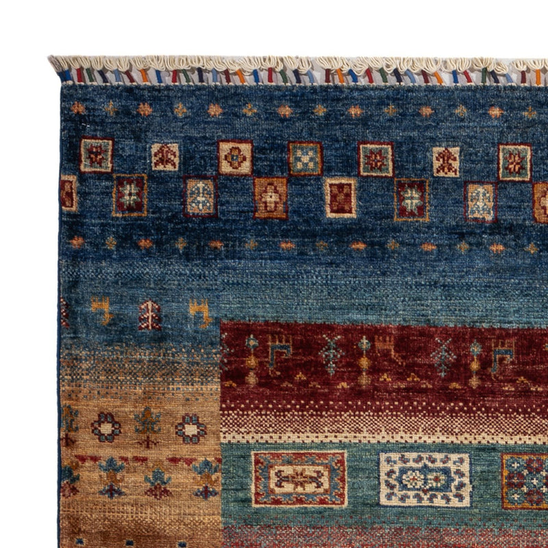 Tapis Gabbeh - Loribaft Persan - 183 x 131 cm - multicolore