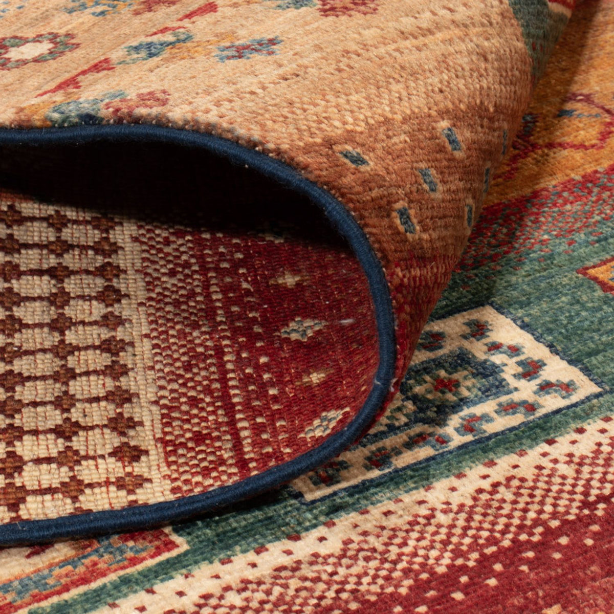 Tapis Gabbeh - Loribaft Persan - 183 x 131 cm - multicolore