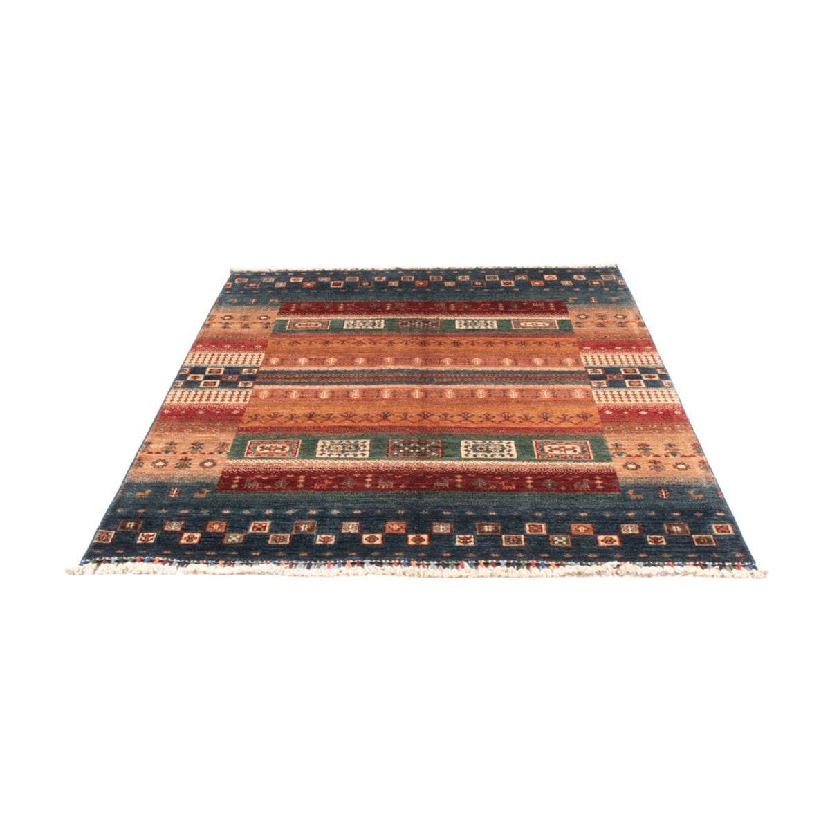 Tapis Gabbeh - Loribaft Persan - 183 x 131 cm - multicolore