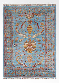 Tapis Ziegler - Ariana - 120 x 86 cm - bleu