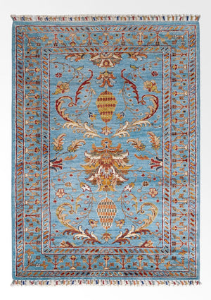 Tapis Ziegler - Ariana - 120 x 86 cm - bleu