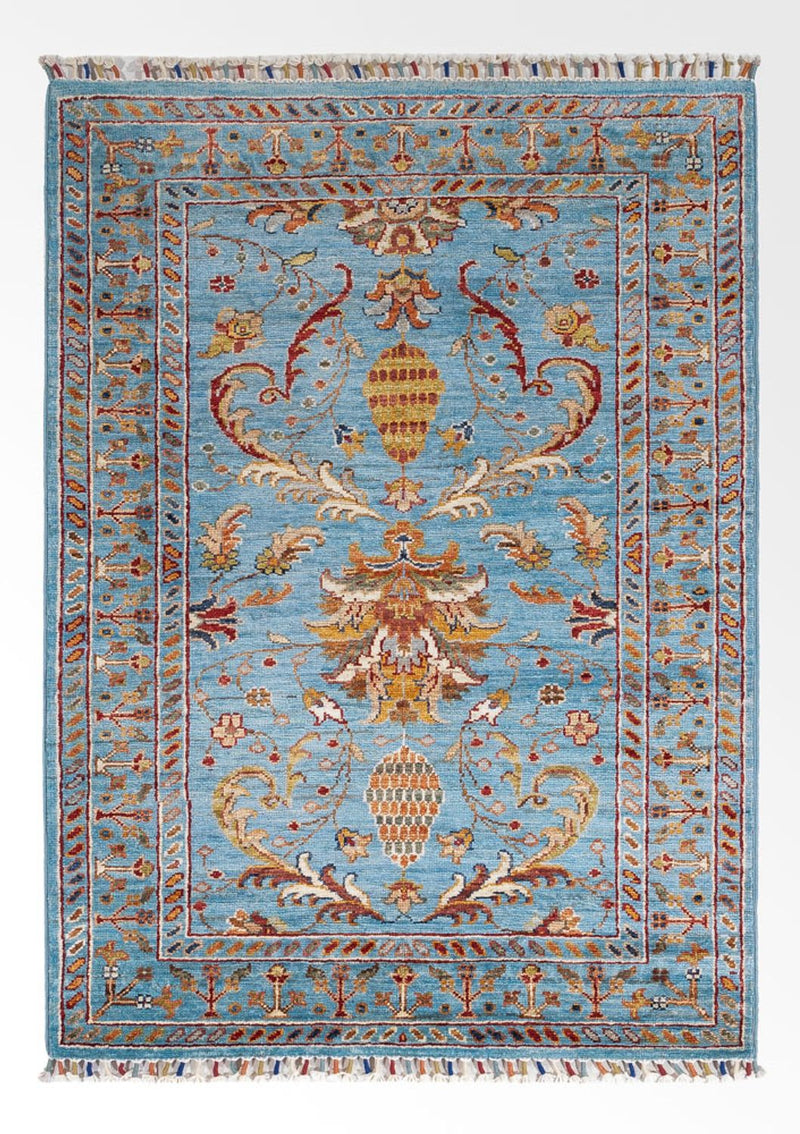 Tapis Ziegler - Ariana - 120 x 86 cm - bleu