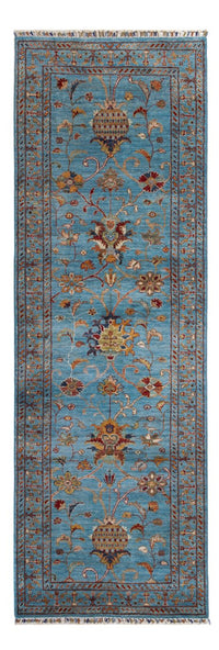Tapis de couloir Tapis Ziegler - Ariana - 235 x 85 cm - bleu