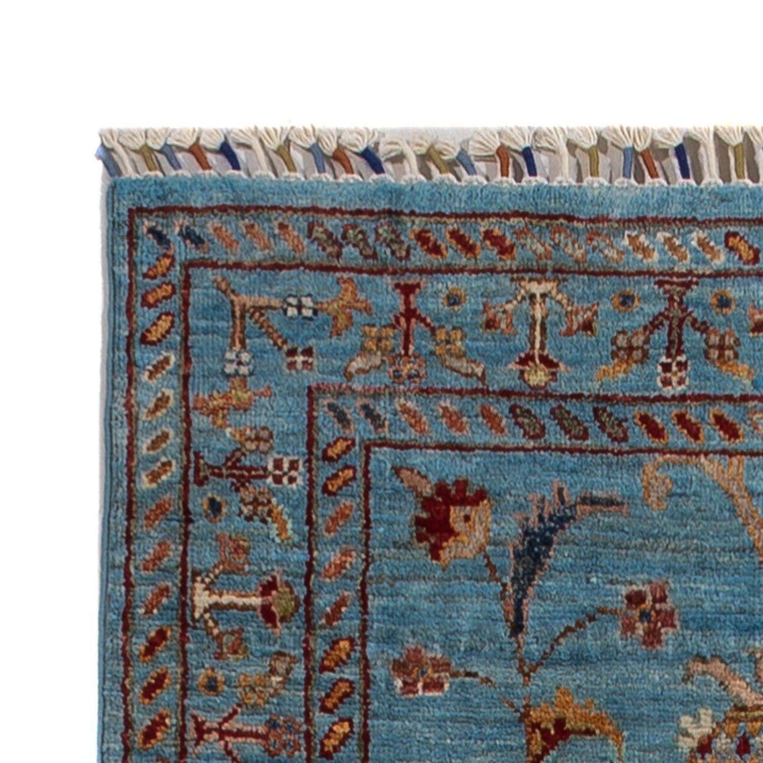Tapis de couloir Tapis Ziegler - Ariana - 235 x 85 cm - bleu
