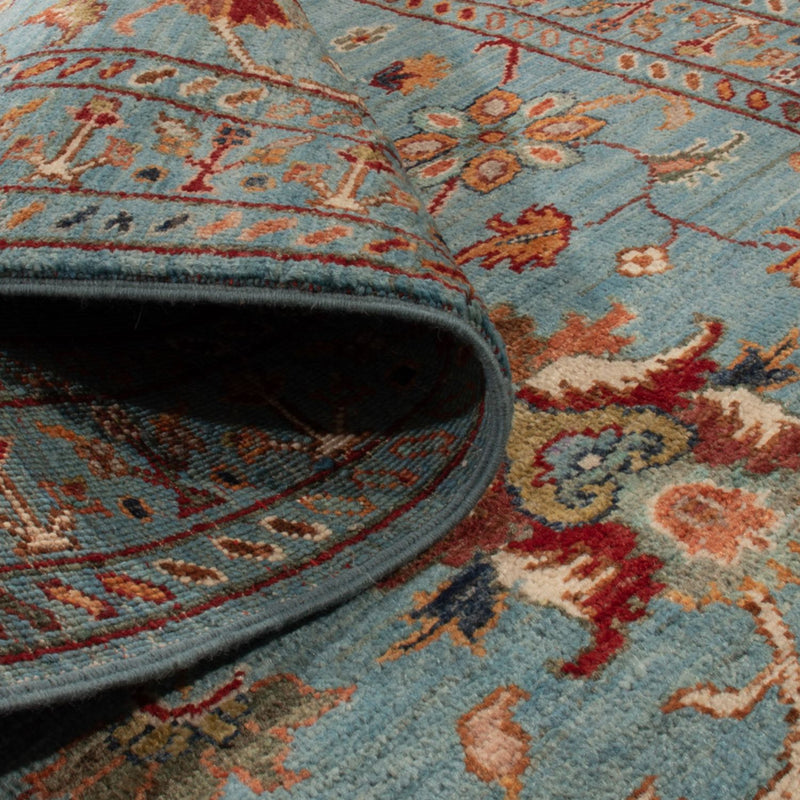 Tapis de couloir Tapis Ziegler - Ariana - 235 x 85 cm - bleu