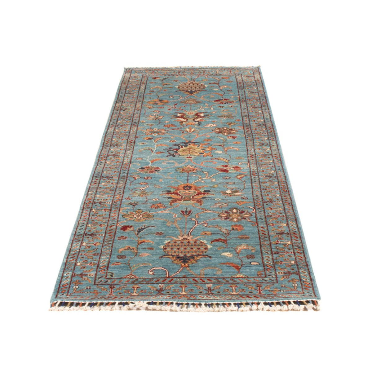 Tapis de couloir Tapis Ziegler - Ariana - 235 x 85 cm - bleu