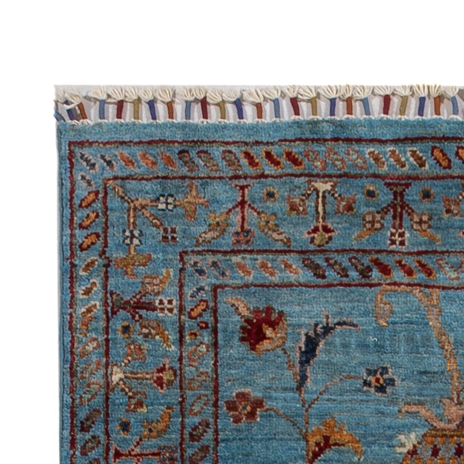 Tapis de couloir Tapis Ziegler - Ariana - 237 x 82 cm - bleu