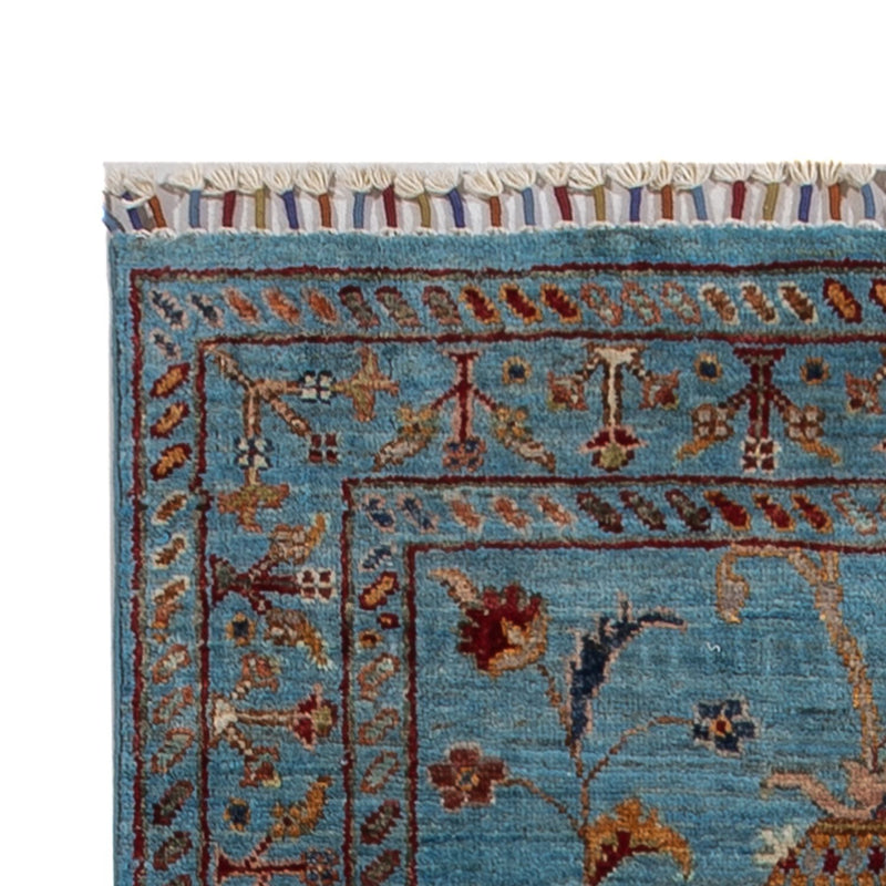 Tapis de couloir Tapis Ziegler - Ariana - 237 x 82 cm - bleu