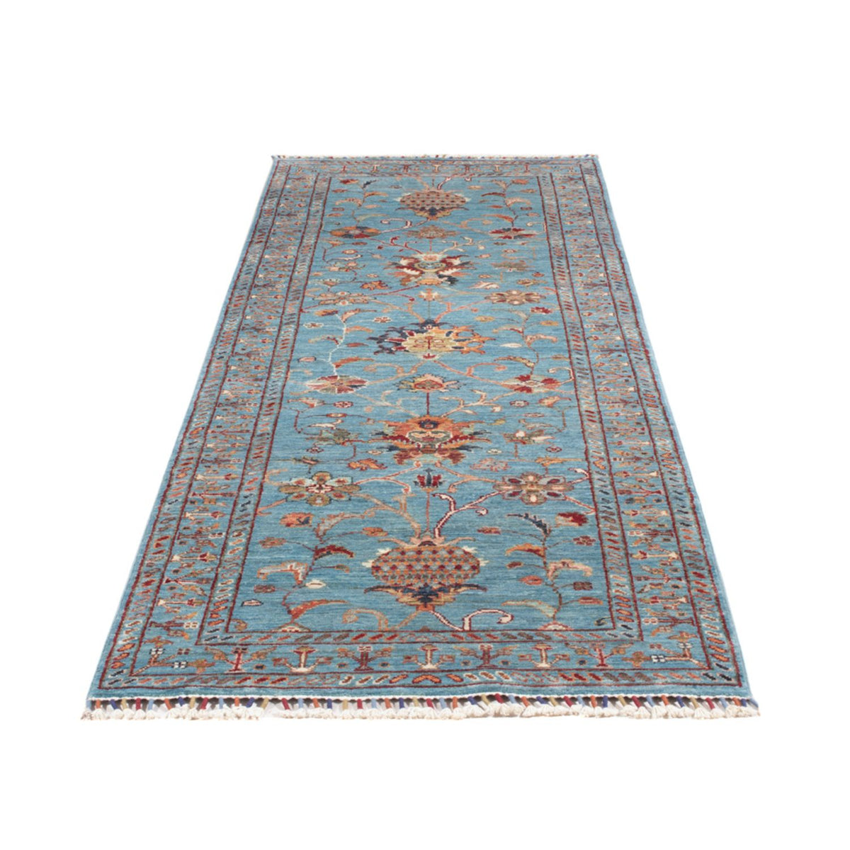 Tapis de couloir Tapis Ziegler - Ariana - 237 x 82 cm - bleu