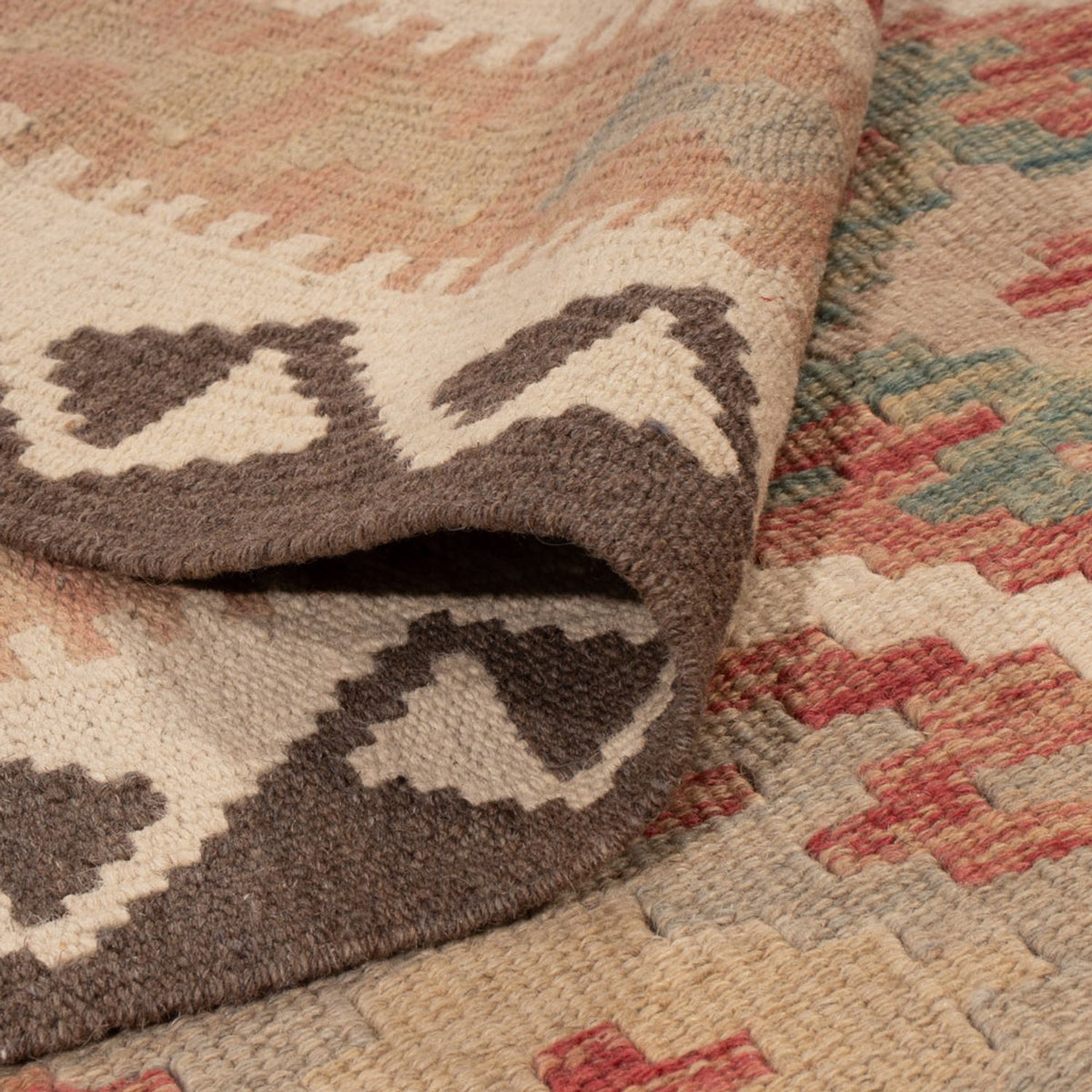 Tapis Kelim - Splash - 179 x 124 cm - multicolore