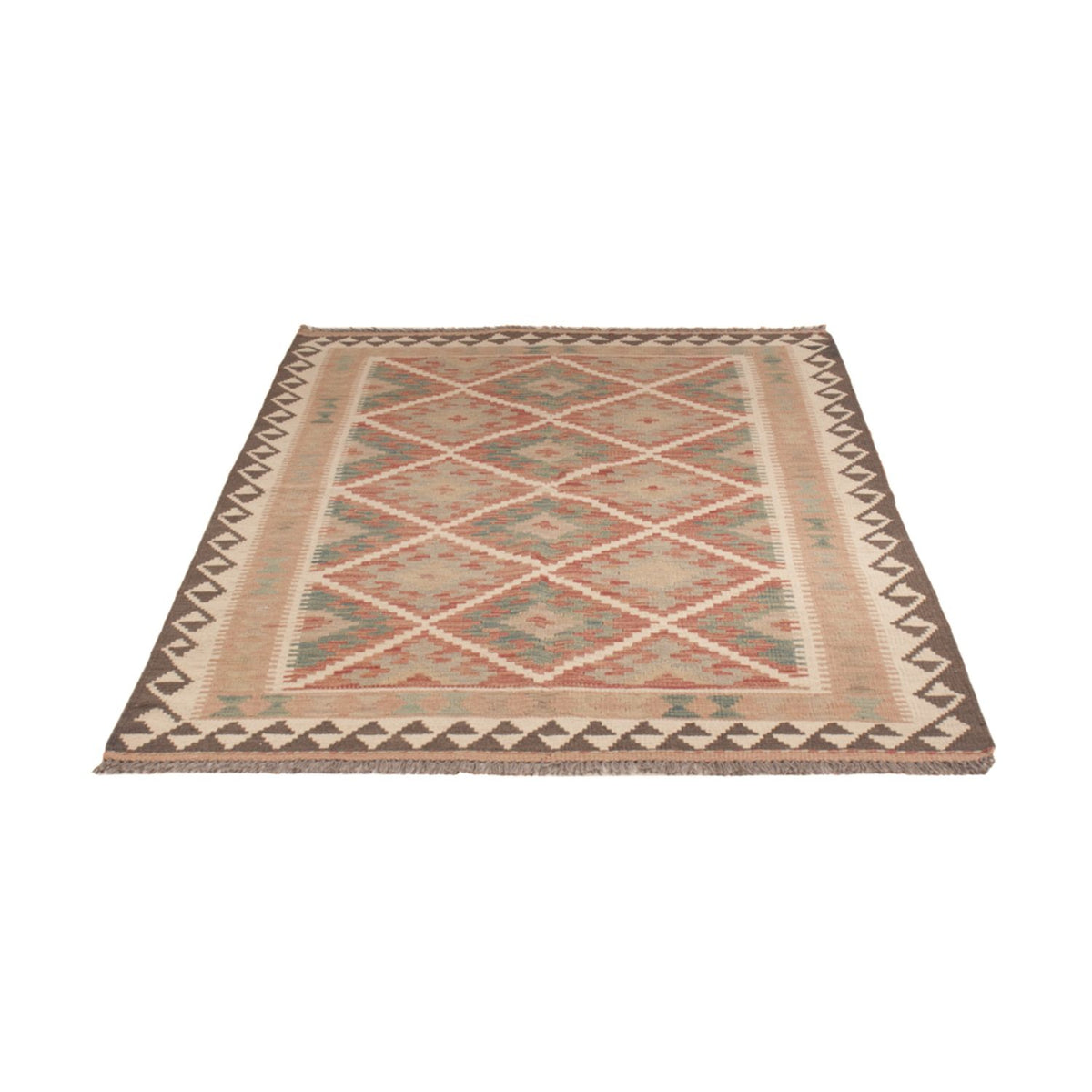 Tapis Kelim - Splash - 179 x 124 cm - multicolore