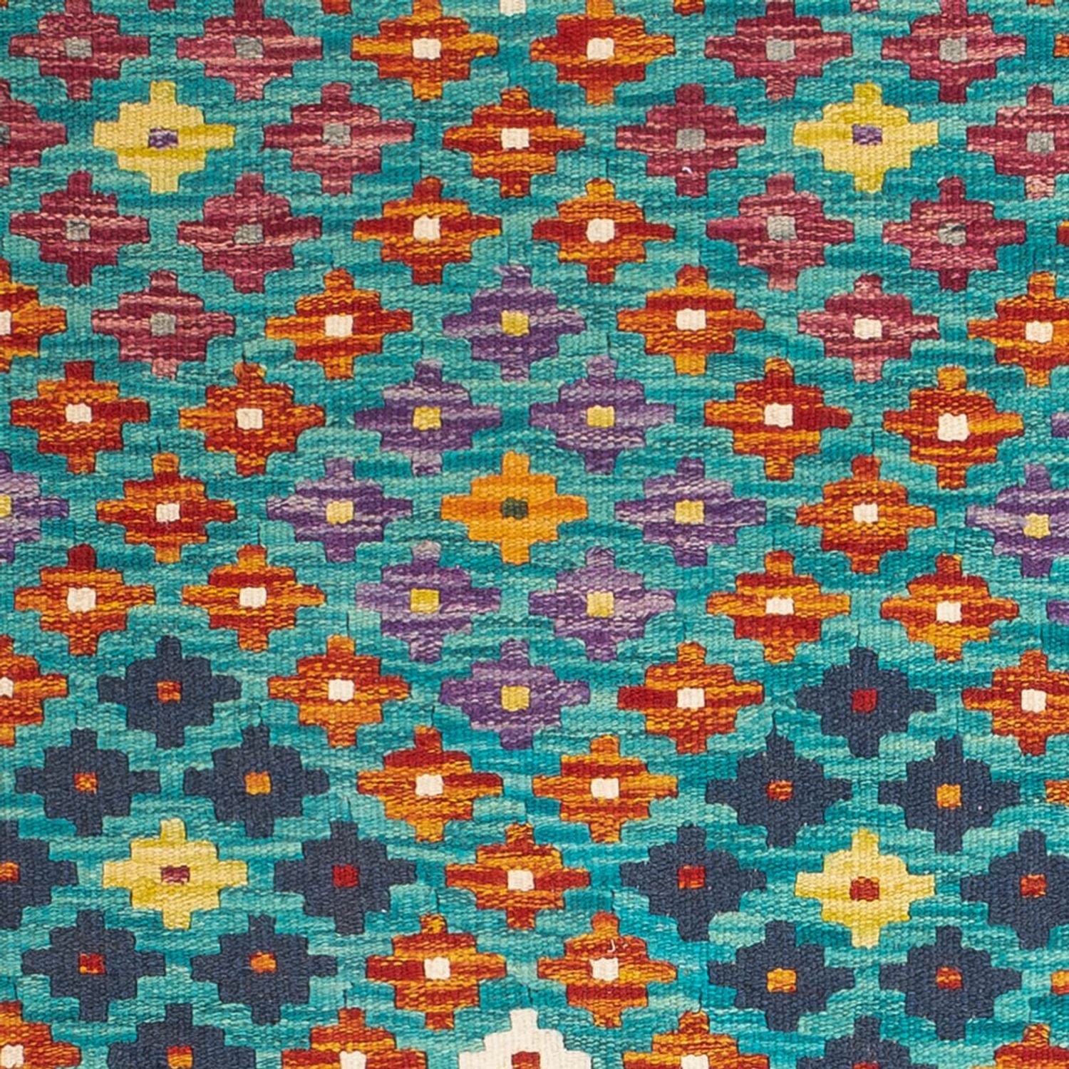 Tapis Kelim - Splash - 131 x 92 cm - multicolore