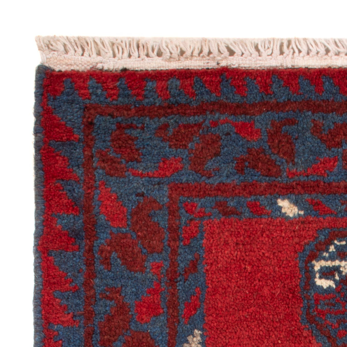 Tapis afghan - Filpa - 66 x 49 cm - rouge