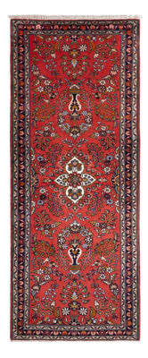 Tapis de couloir Tapis persan - Nomadic - 210 x 80 cm - rouge
