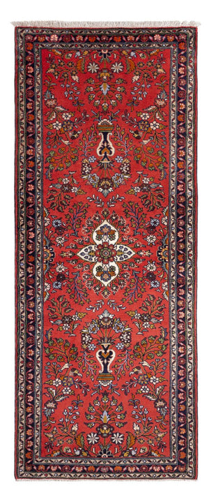 Tapis de couloir Tapis persan - Nomadic - 210 x 80 cm - rouge