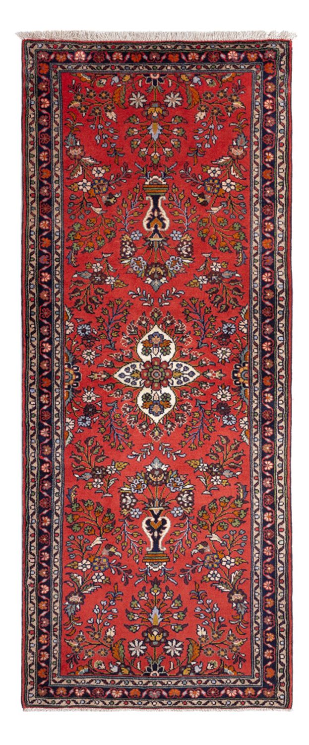 Tapis de couloir Tapis persan - Nomadic - 210 x 80 cm - rouge