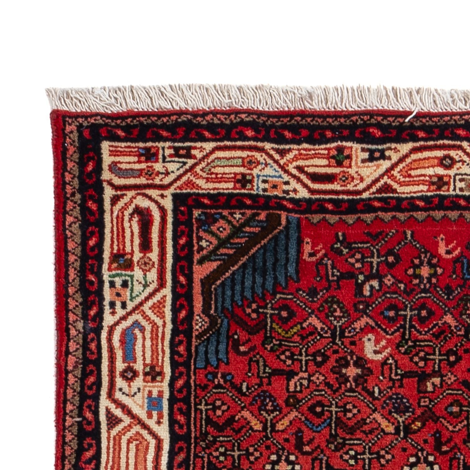 Tapis de couloir Tapis persan - Classique - 185 x 79 cm - rouge foncé