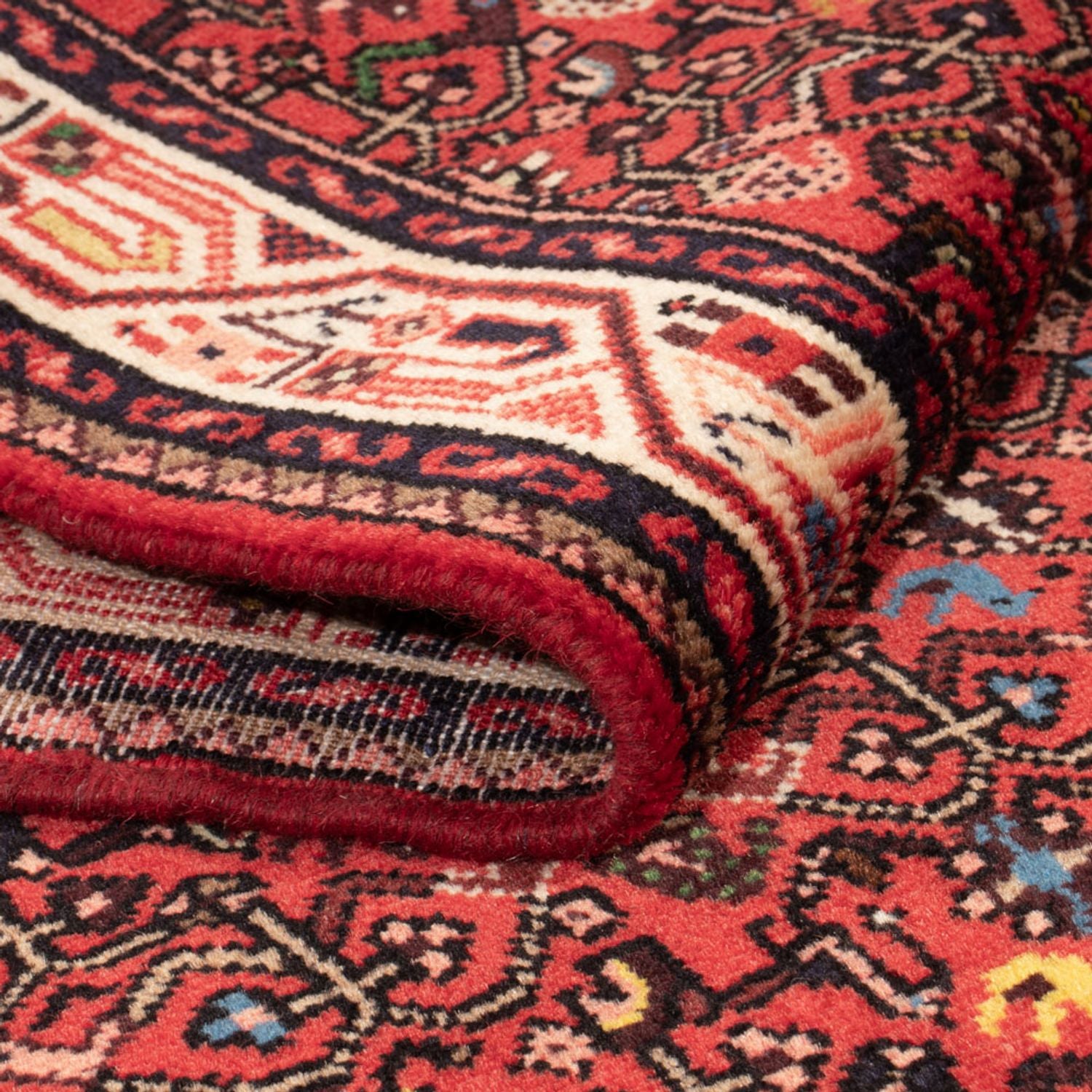 Tapis de couloir Tapis persan - Classique - 185 x 79 cm - rouge foncé