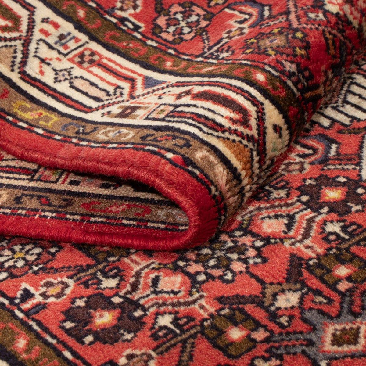 Tapis de couloir Tapis persan - Classique - 195 x 78 cm - rouge foncé