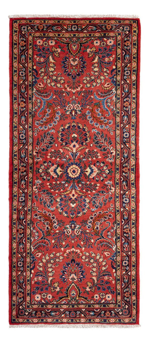Tapis de couloir Tapis persan - Nomadic - 197 x 80 cm - rouge