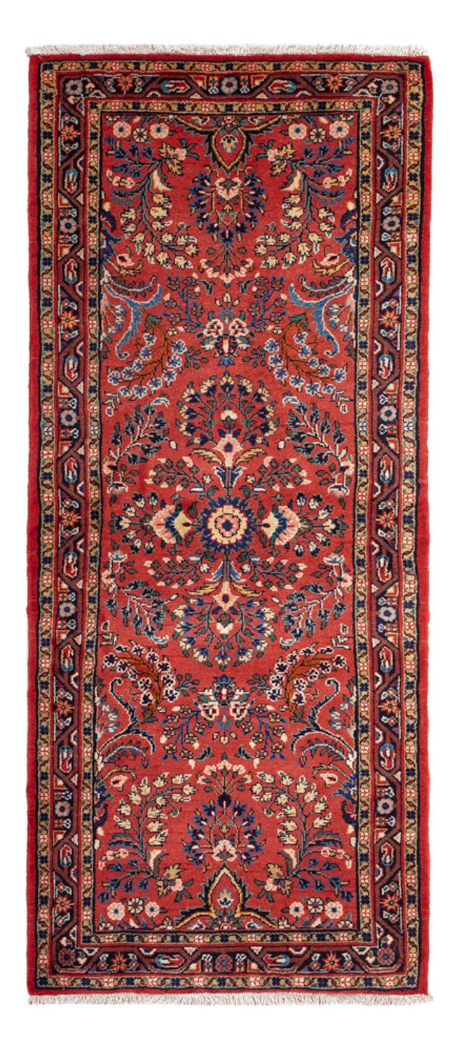 Tapis de couloir Tapis persan - Nomadic - 197 x 80 cm - rouge