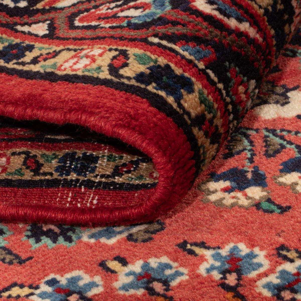 Tapis de couloir Tapis persan - Nomadic - 197 x 80 cm - rouge