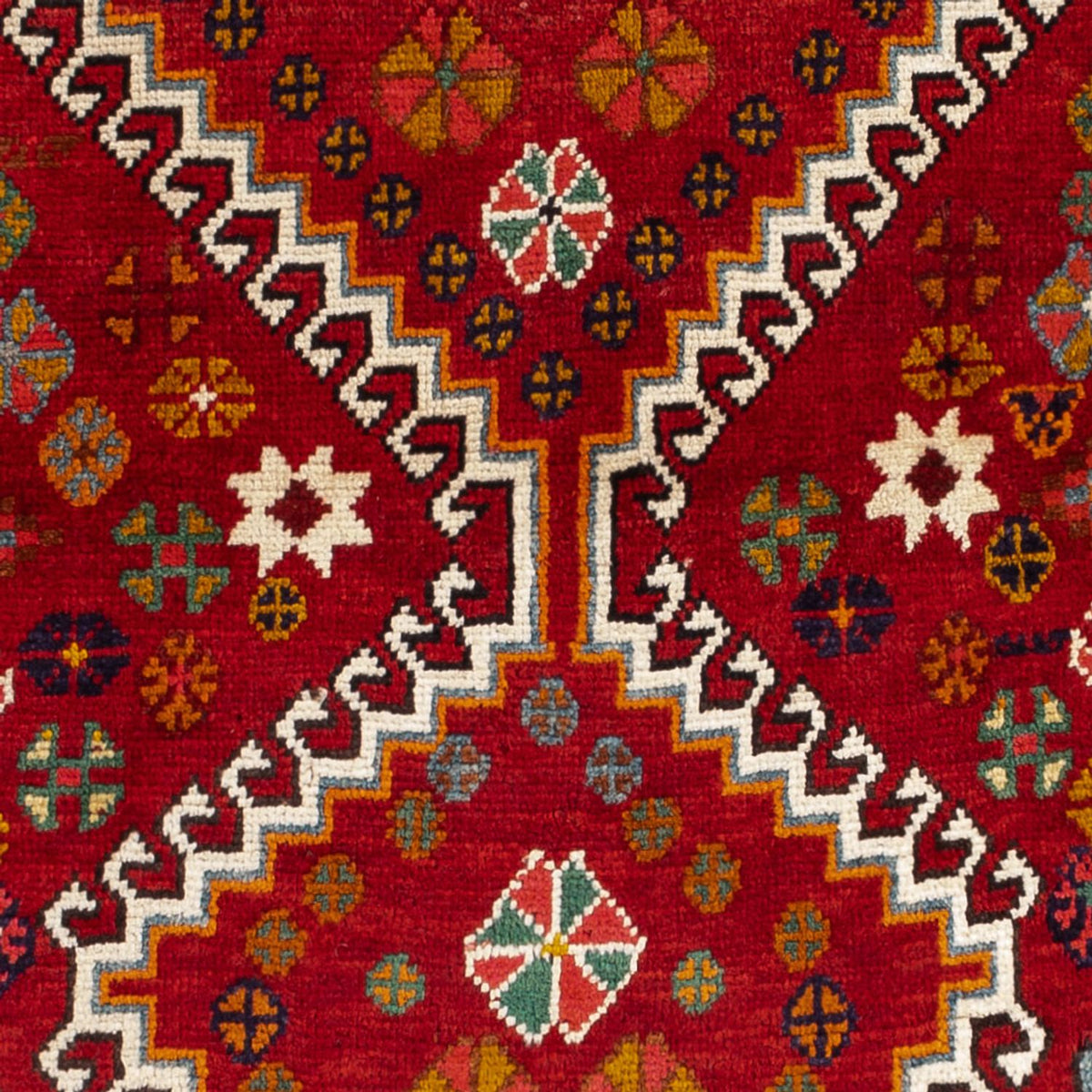 Tapis persan - Nomadic - 128 x 94 cm - rouge