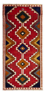 Tapis persan - Nomadic - 172 x 84 cm - rouge