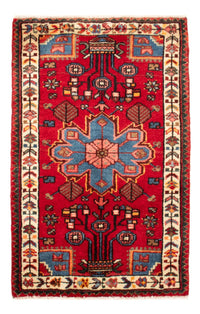 Tapis persan - Nomadic - 88 x 54 cm - rouge