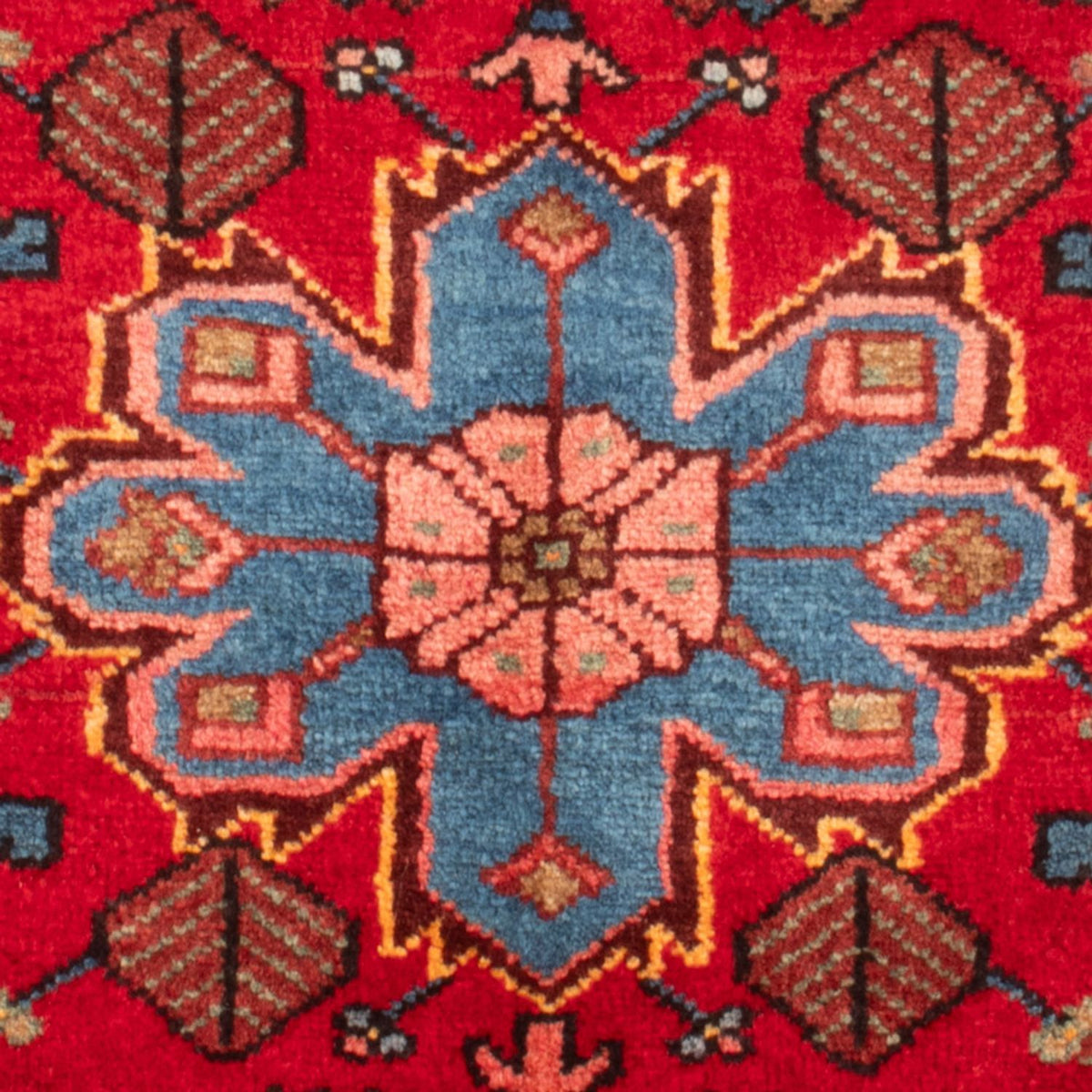 Tapis persan - Nomadic - 88 x 54 cm - rouge