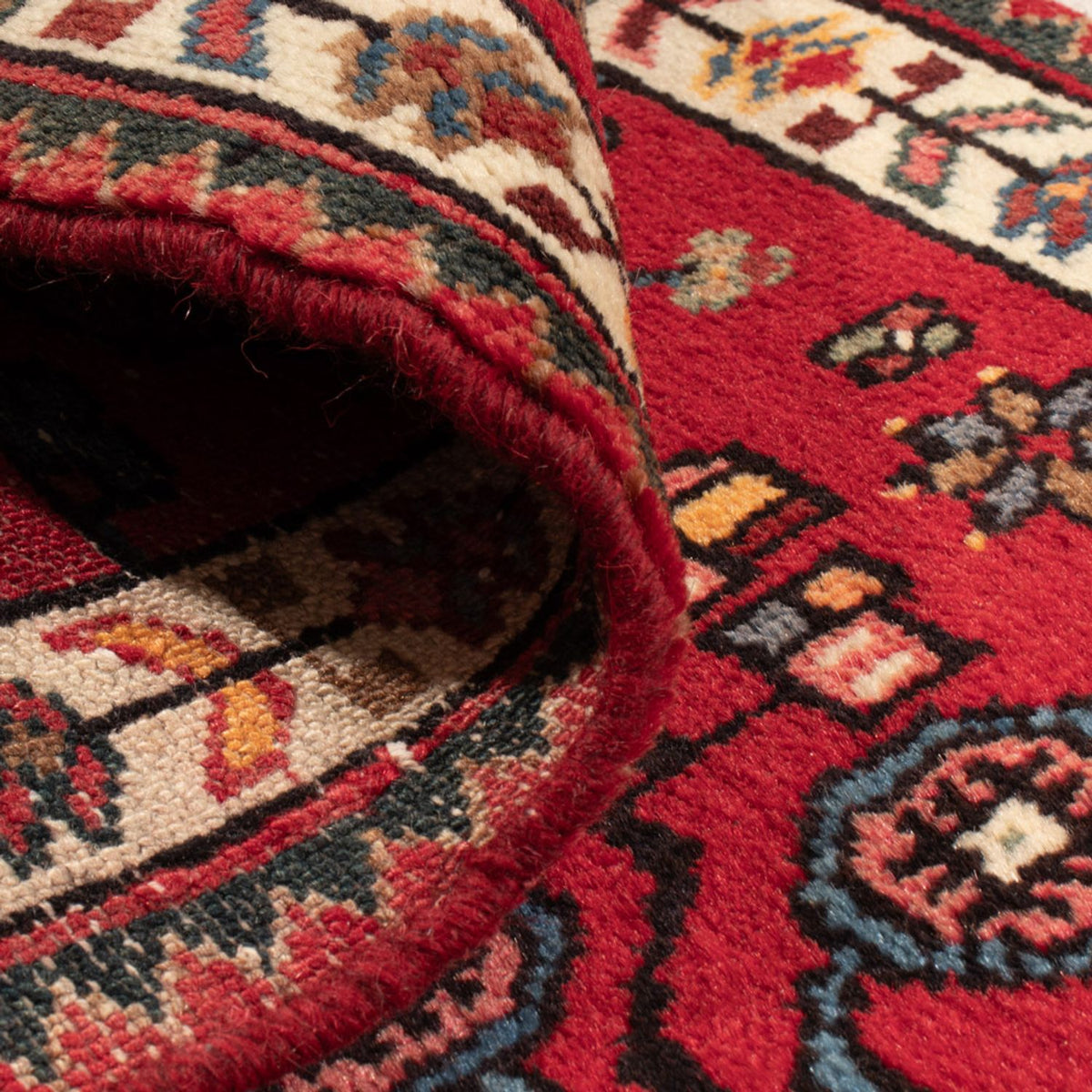 Tapis persan - Nomadic - 88 x 54 cm - rouge